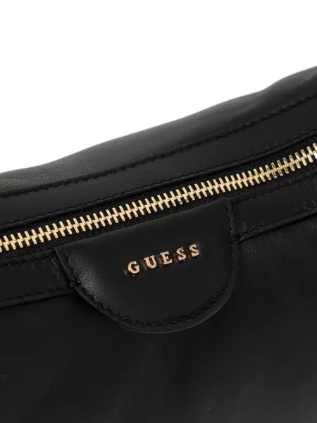 Top Guess din piele negru