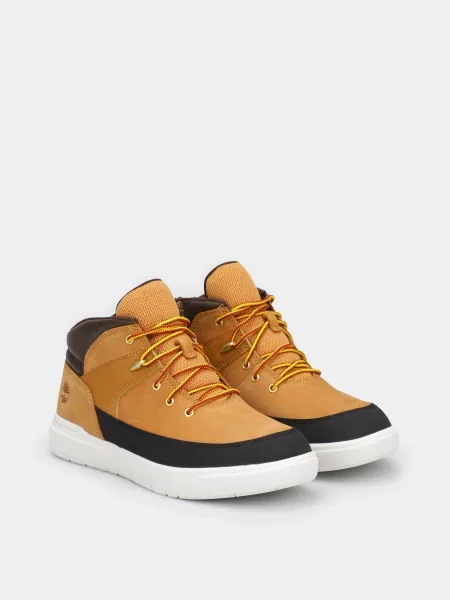 Нубукові Дитячі Черевики Timberland Seneca Bay жовтий