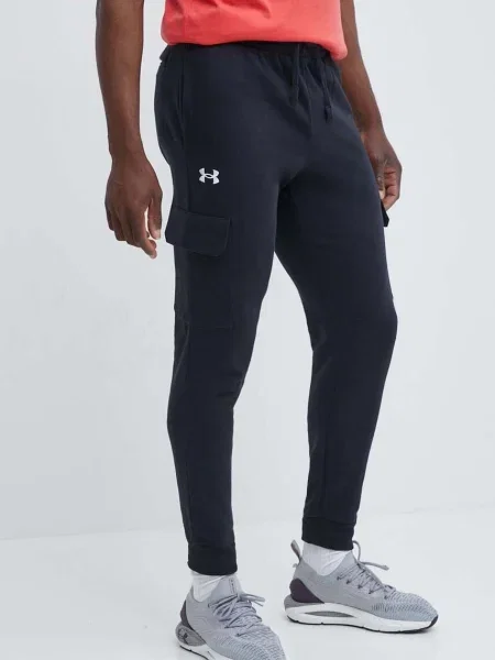 Tepláky Under Armour hladké černá