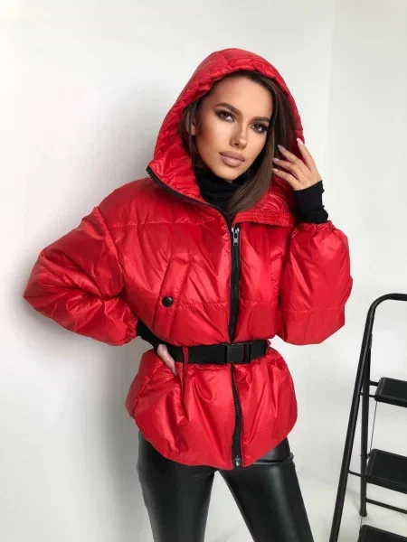 Демісезонна куртка Milirud нейлон/поліестер червоний
