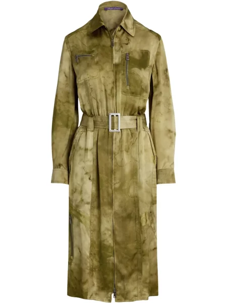 Rochie tip cămașă Ralph Lauren Collection de costum verde