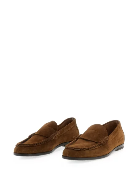 Pantofi loafer Common Projects din piele de căprioară maro