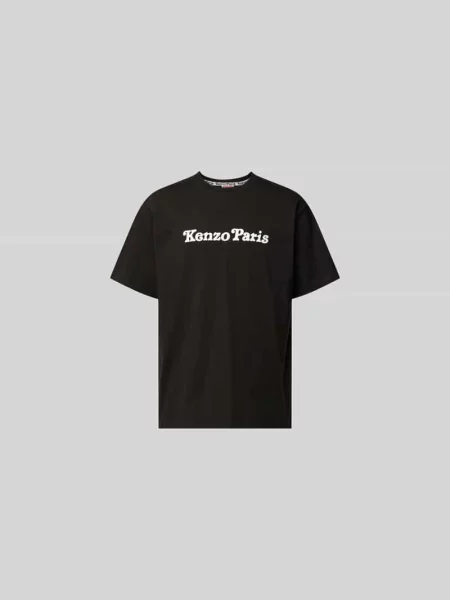 T-shirt z czystej bawełny Kenzo czarna