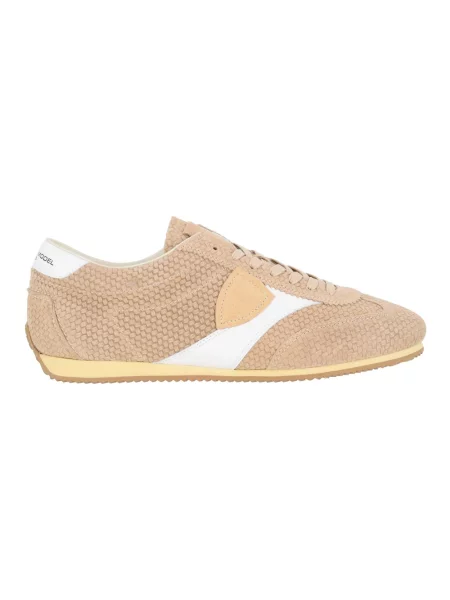 Sneakersy Philippe Model skórzane beżowe
