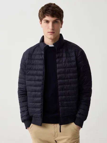 OVS Демісезонна куртка Темно-синій синя