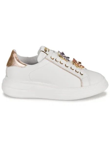 Pantofi Meline alb