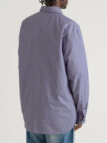 Koszula Dries Van Noten granatowa