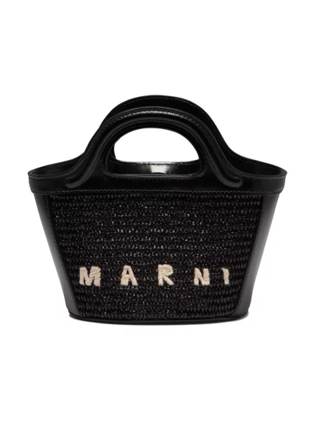 Listonoszka Marni skórzana czarna