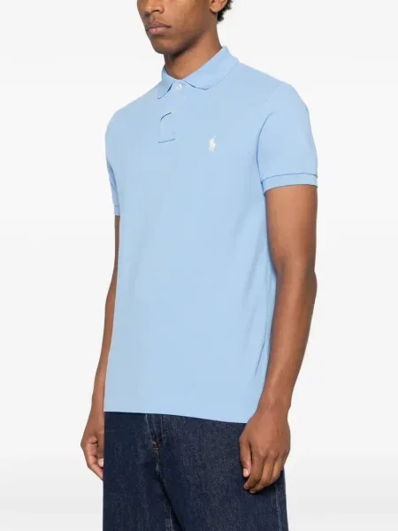 Плетена поло тениска Polo Ralph Lauren зелено
