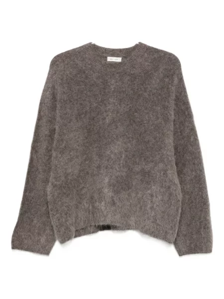 Pulover Soft Goat cu decolteu rotund gri