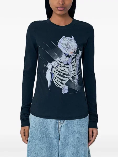 Długa koszulka Our Legacy czarna