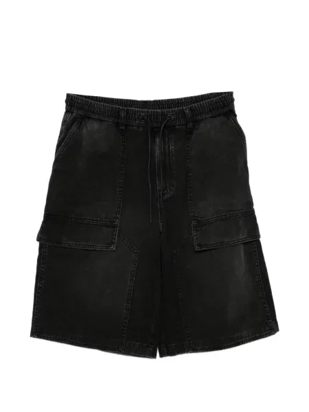 Pantaloni scurți din denim Juun.j negru