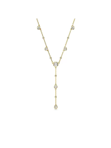 Naszyjnik Swarovski biznesowy żółty