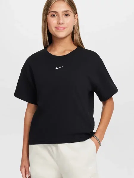 Nike tričko detské Sportswear Essential čierna