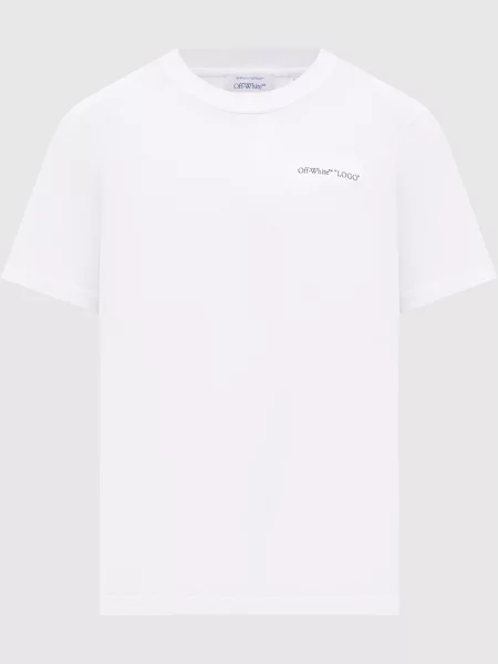 Футболка з принтом Logo Off-white біла