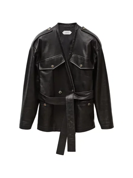 Geanta de piele Versace negru