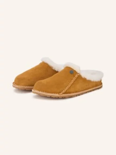 Birkenstock Klapki Zermatt Premium braun białe