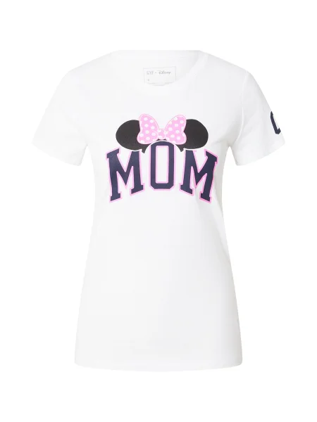 GAP Majica roza / črna bela