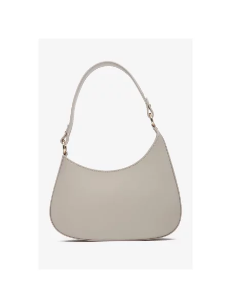 Сумка-півмісяць шкіряна Estrо бежева