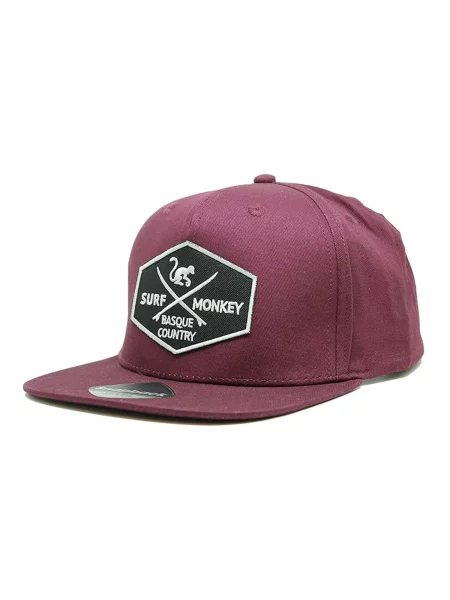 Surf Monkey Șapcă sport burgundy roșu
