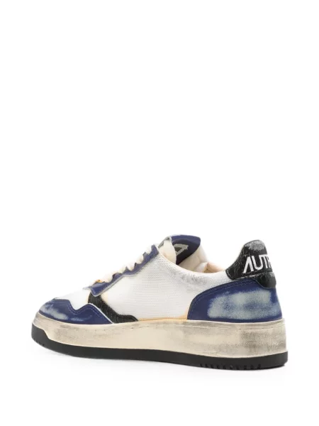 Sneakerși Autry din piele zdrențuiți alb