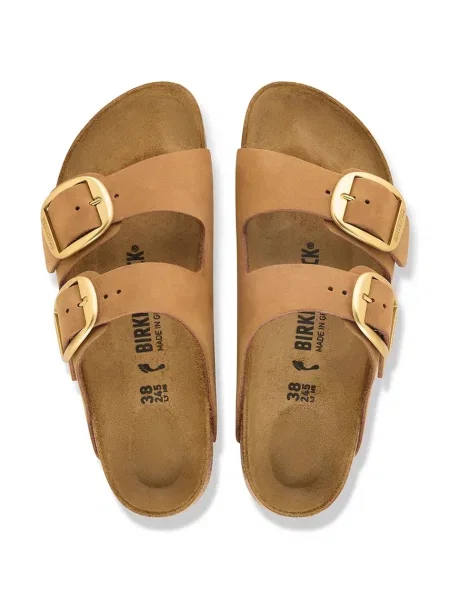 Birkenstock шльопанці Arizona Big Buckle Nubuck Leather