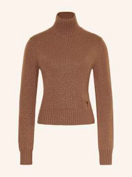 Ami Paris Sweter Z Kaszmiru braun