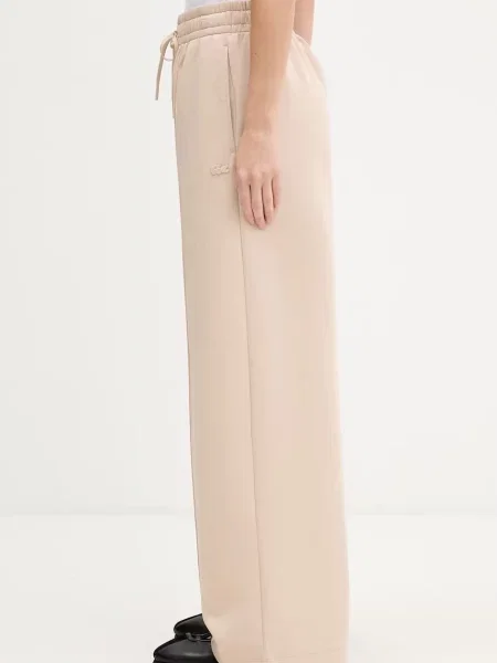 Pantaloni sport Lacoste bej