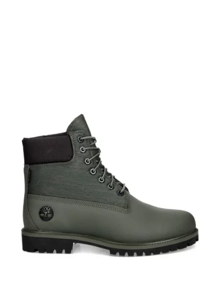 Μποτάκια Timberland με κορδόνια με δαντέλα με αυτόγραφο πράσινο