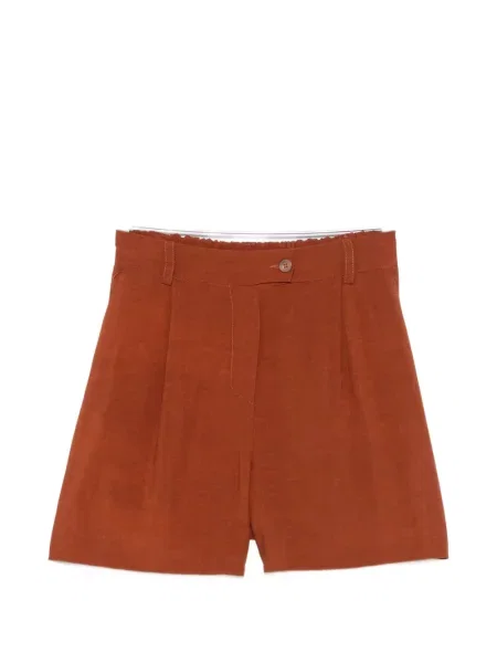 Pantaloni scurți Kaos cu talie înaltă maro