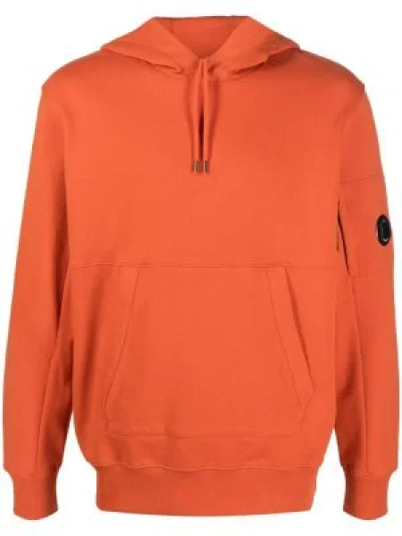 Hoodie C.p. Company με κορδόνι πορτοκαλί