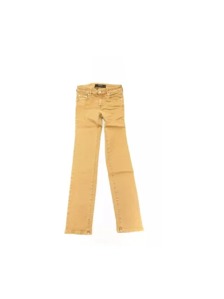 Jeansy straight leg Jacob Cohen retro beżowe