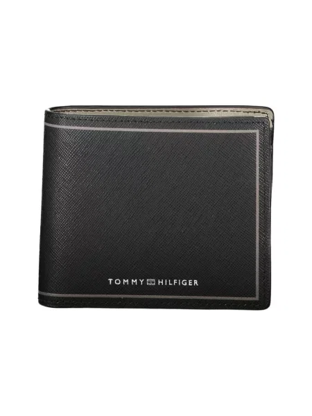 Portfel Tommy Hilfiger skórzany czarny