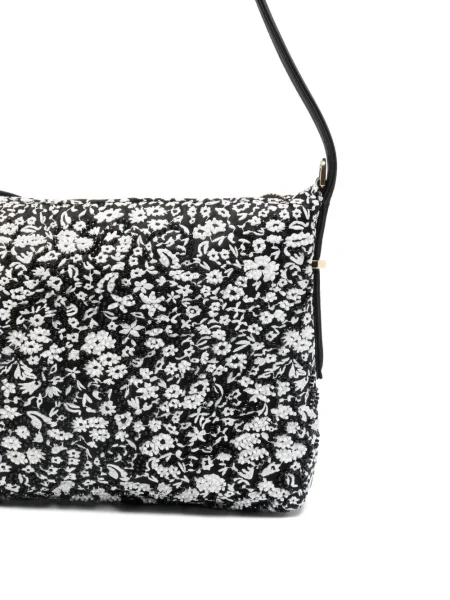 Geantă Toteme cu model floral negru