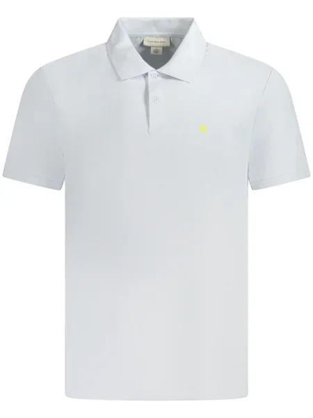 Polo Calvin Klein cu mâneci scurte albastru