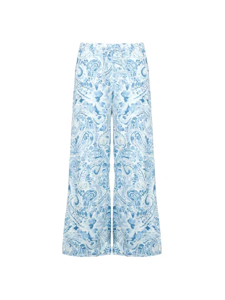 Nohavice Lauren Ralph Lauren modrá