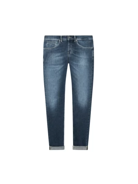 Skinny jeansy skinny Dondup niebieskie
