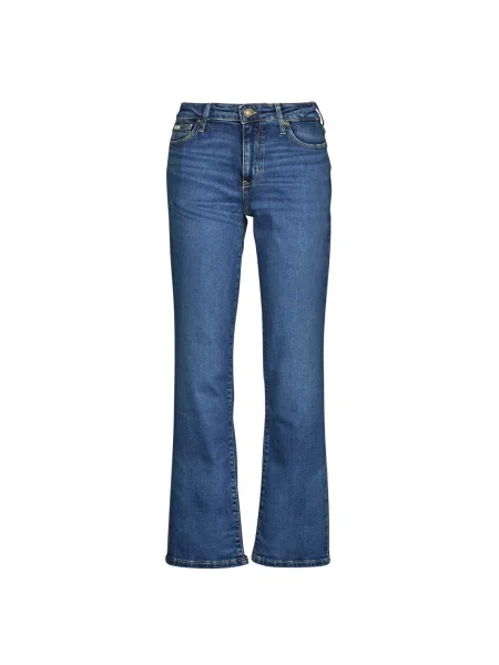 Blugi drepți Guess albastru