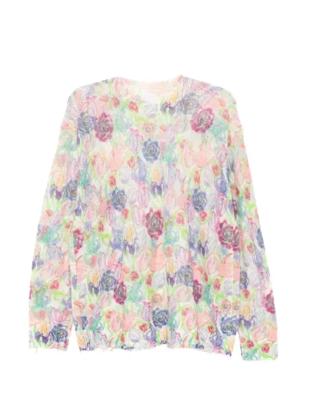 Dzianinowy top Jnby biały