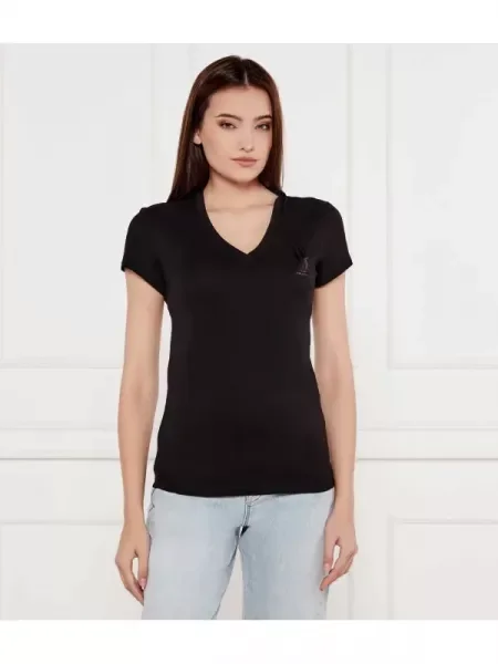 Armani Exchange Tricou negru