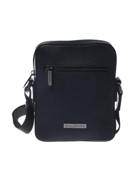 Torba crossbody Baldinini skórzana niebieska