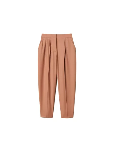 Spodnie Twinset brązowe