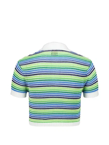 Polo Casablanca cu dungi verde