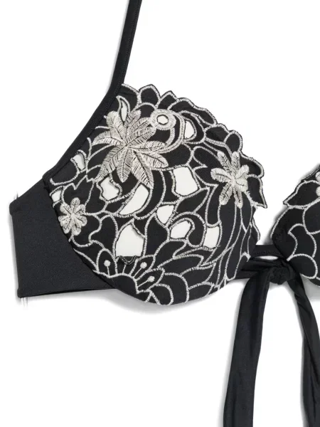 Top Twinset cu gât halter negru