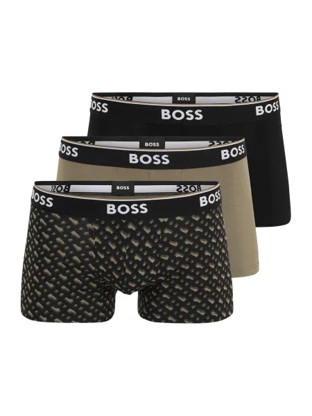 BOSS Boksarice Power / brokat / črna / bela rjava