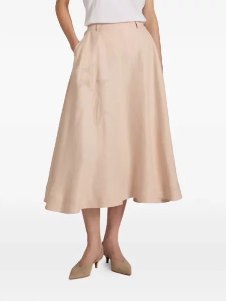 Fustă midi Incotex cu model floral