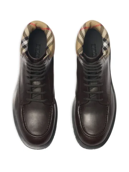 Botine Burberry din piele maro