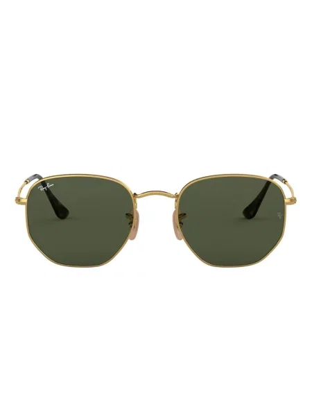 Lniane okulary przeciwsłoneczne Ray-ban żółte