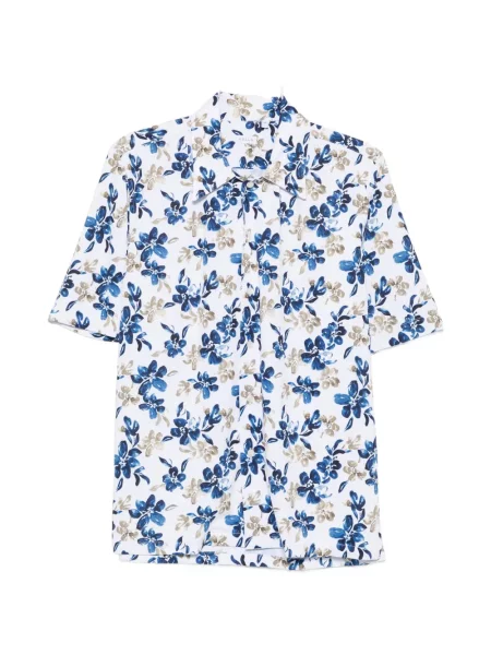 Cămașă Orion cu model floral cu imagine alb