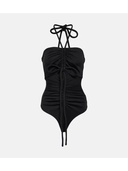 Body Proenza Schouler din jerseu negru
